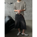 [S/S] Saint stripe half knit (3color)