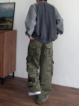 Track Utility Cargo Pants (3color) (No.999)
