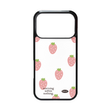 ホリデー グラス バンパーケース(matte / strawberry white)