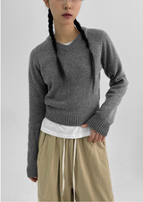[MADE] ステニーVネックニット 50% WOOL