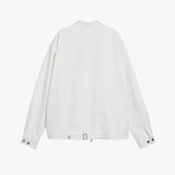 Stranger Classic Fit Cotton Jacket (White)