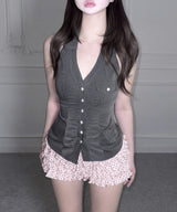 Lucy Halter Top (2colors)