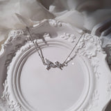 [Baby DONT Cry Yihyun Necklace] Dreamy Crystal Semi Choker Necklace
