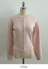 Kobel Round Basic Knit Cardigan