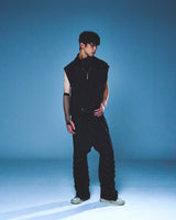 TUKED BAGGY PANTS (BLACK)
