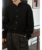 [Unisex] クロップハジニットカーディガン(4color)