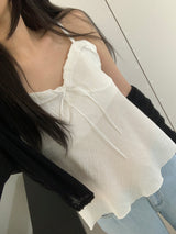 Richard Frill Sleeveless Blouse