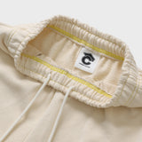 Tennis Ball Soft Cream Sweat Shorts [For women]