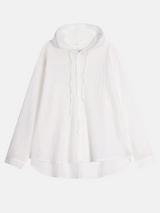 see-through hood shirt