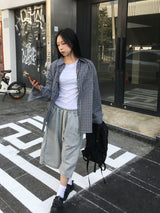 レオンスリムボタン半袖Tシャツ (4c)