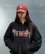 M LOGO COTTON BALL CAP_BURGUNDY
