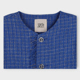 3 TAP Check Tweed Short Sleeve Jacket (2color)