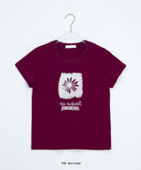 Tiav Flower Printing Short Sleeve Tee
