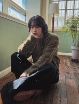 Prague Wool Hair Cardigan