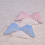 [MADE] fluffy milky pouch <sky blue>