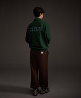 LOOSE FIT JOGGER SWEAT PANTS BROWN