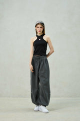 POPPY SLEEVELESS TOP / BLACK
