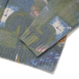 COLLECTION VINTAGE PRINTED CARDIGAN [GREEN]