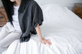 roll-up sleeve check half shirt(2colors)