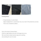 Patchwork Reversible Cotton Summer Blanket - L Size