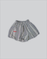 MULTI PATTERN BALLOON PANTS BLACK (SHORT FIT)