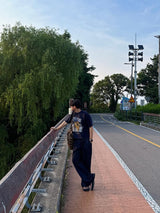 [A-T0226] トレインシバ半袖Tシャツ (2色)