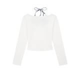 Check Ribbon Layered Long Sleeve 232577622