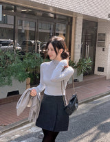 PN Angora Slim High Neck T-shirt (8color)