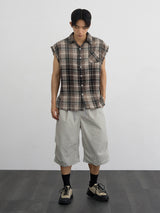 Rivet fishing burmuda pants 3color