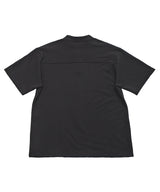 S-C オープンヘンリーネック 1/2 TEE (Black)