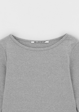 [B-BASIC] スタンダードボートネック 7/8 スリーブTシャツ 2サイズ
