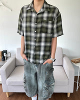 Shunut Checkered Short-Sleeved Shirt