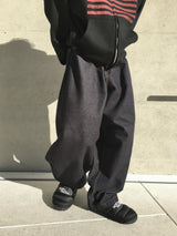 Shane Non-Fade Dart Balloon Denim Pants