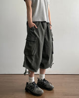 Rope Cargo Bermuda Pants