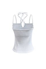 WINSOME BUSTIER SLEEVELESS / WHITE