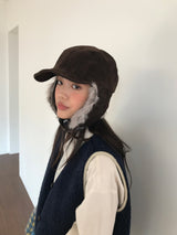 Nutty Suede Trapper Hat (3color)