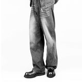 DAVID STONE WIDE FIT LEATHER DERBY SHOES zipper edition (vibram)