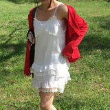 [MADE] Netty V-Neck Slim Fit Punching Summer Knit Cardigan (2 Colors)