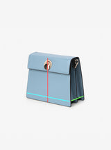 LUVEL shoulder mini leather bag / Pastel Blue