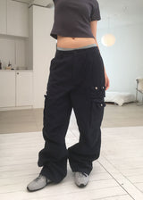 (UNISEX) FIELD BUTTON CARGO PANTS (3color)