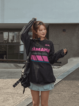Pink point yamaha two-type long-sleeve