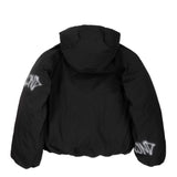 BLACKBOND グラフィティロゴヒデンカフスパフジャケット (ブラック)