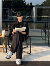 Deep Seam One-Tuck Denim Pants S, M, L (4 colors)