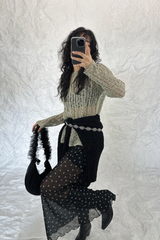 シフォンシャーリングバッグ (4COLORS!)