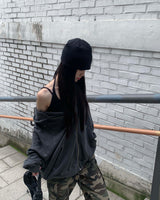 Pigment over hood jumper