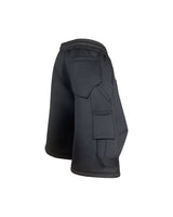 AEバックワードスウェットパンツショーツ_ブラック
