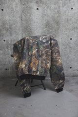 real tree camo zip-up hoodie