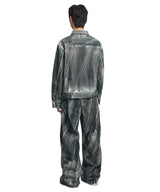 STAINED D.L DENIM TRUCKER JACKET - STAINED WHITE