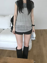 off-shoulder T-shirt (2 colors)