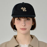 Leaf VZ Monogram 5-Panel Ball Cap / Black